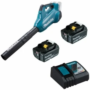 Makita Akku-Gebläse 2x 18 V DUB362Z + 2x Akku 5,0 Ah BL1850b + Ladegerät DC18RC 6
