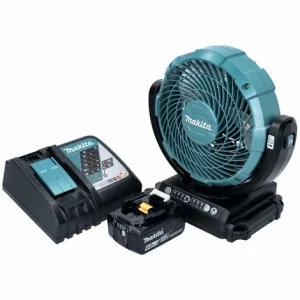 Makita DCF 102 RG1 Akku Ventilator Lüfter 18 V 18 Cm + 1x Akku 6,0 Ah + Ladegerät 9