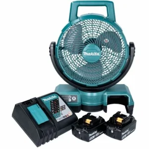 Makita DCF 203 RT Akku Lüfter Ventilator 14,4 V – 18 V + 2x Akku 5,0 Ah + Ladegerät 11